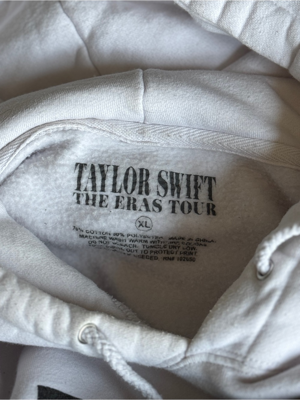 Taylor Swift Eras Tour 2023 White Collage Hoodie - Picture 6 of 10